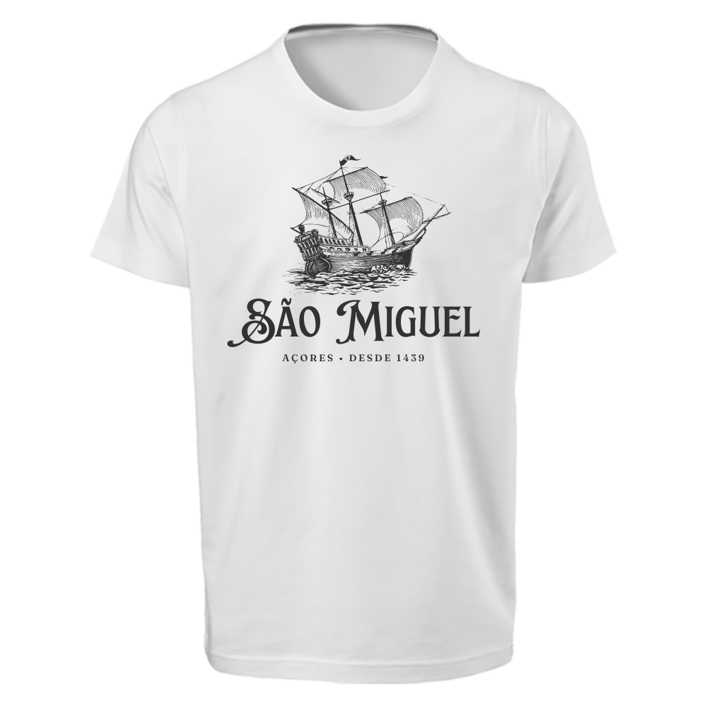 Açores T-Shirt Caravela ''Açores desde 1439'' (TS2024-01)