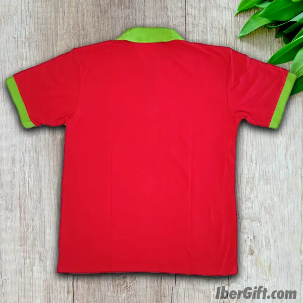 Camisa Pólo Vermelha Portugal Com Símbolo – POLO-02/PGL