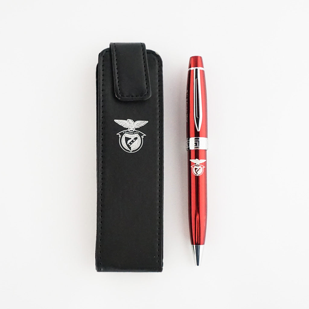 SL Benfica Esferográfica Vermelha com Estojo (A2190/B)