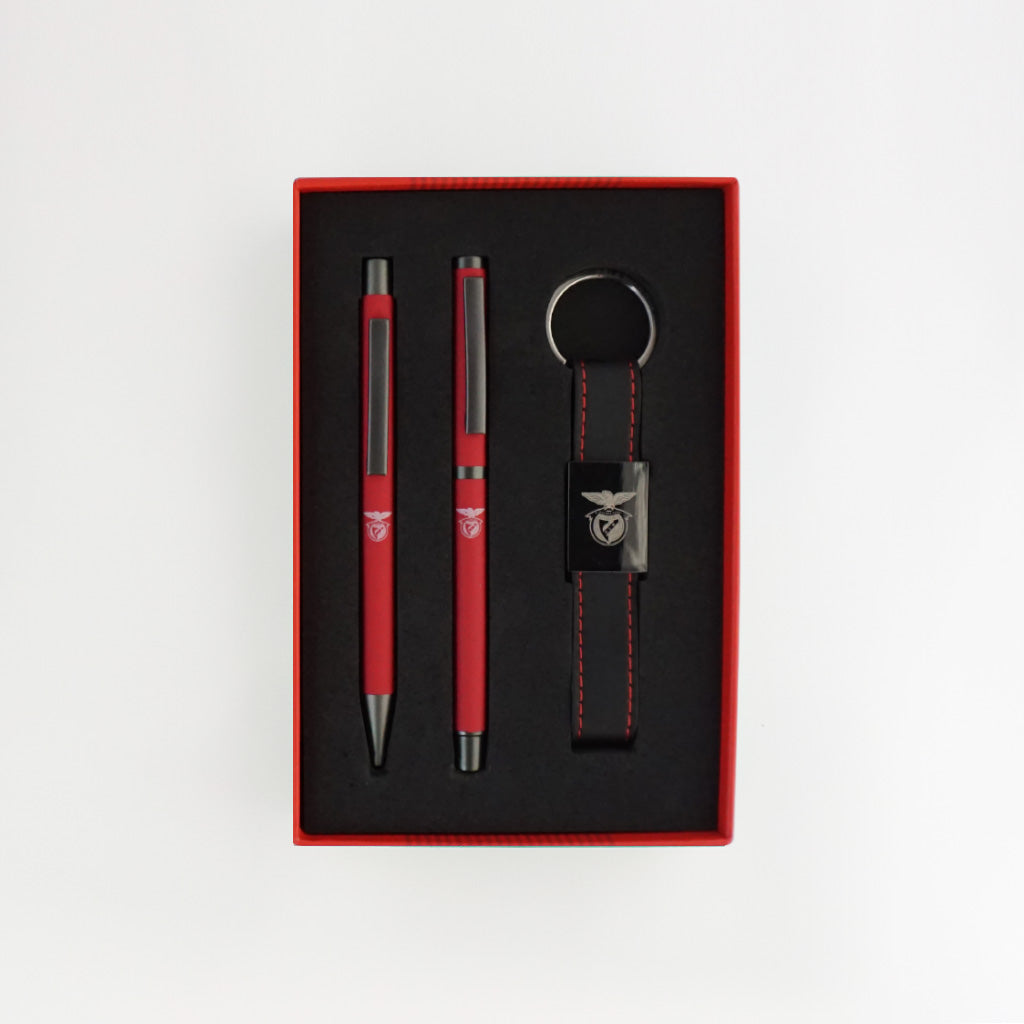 SL Benfica Conjunto Porta-Chaves e Esferográficas 2024 (IBCJ03B)