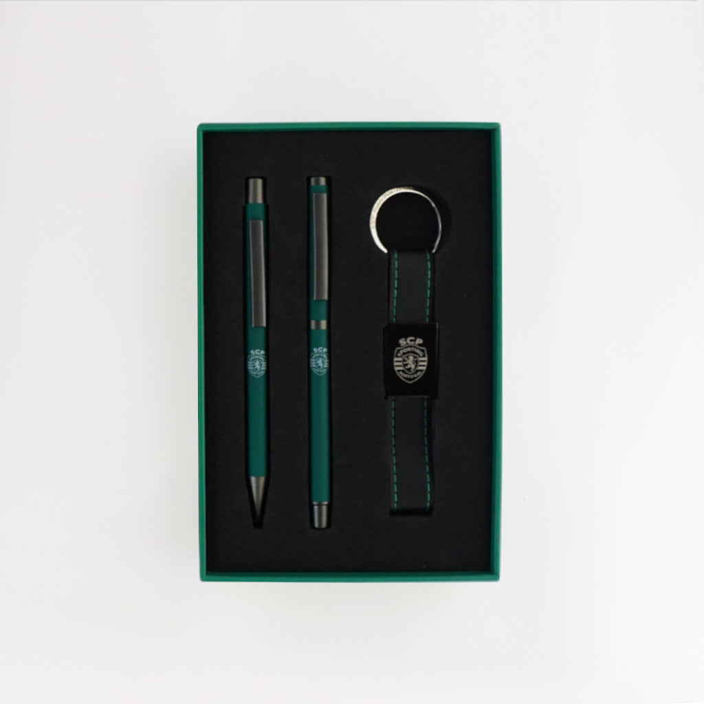 Sporting CP Conjunto Porta-Chaves e Esferográficas 2024 (IBCJ03S)