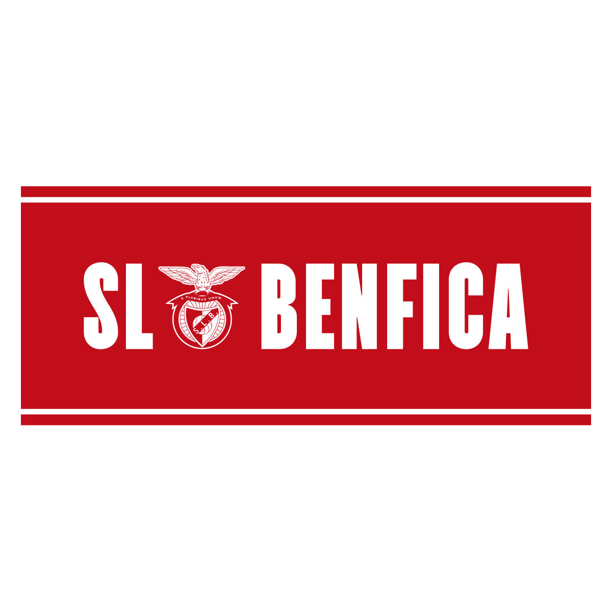 SL Benfica Caneca Vermelha com Riscas (IBCNSLB05)