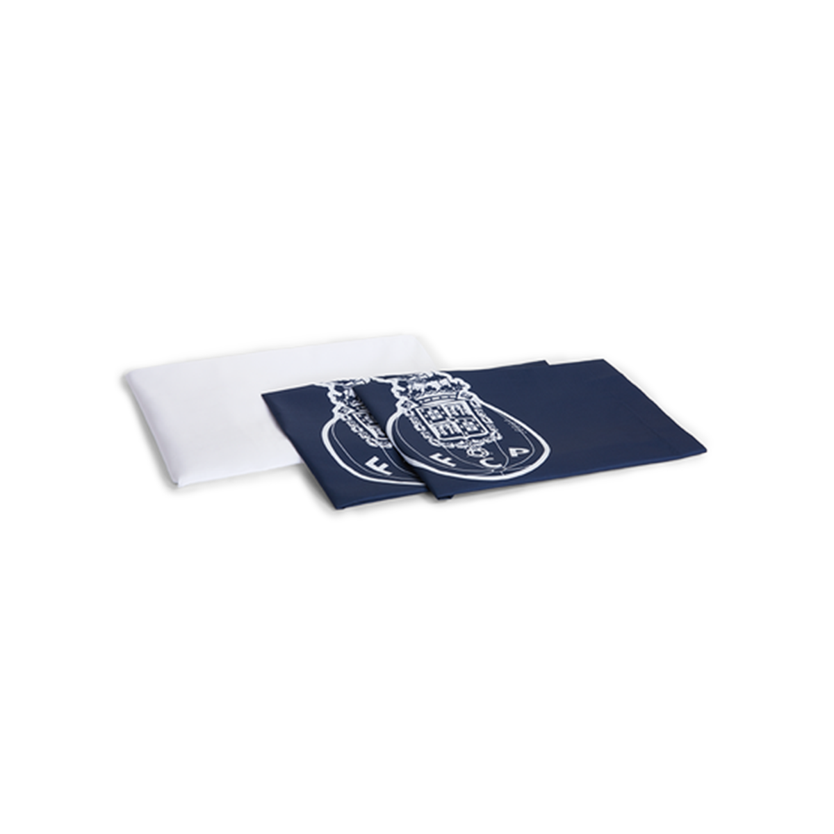 FC Porto Conjunto Lençol + 2 Fronhas Casal Navy com Emblema (IBRCFCP01CJ)