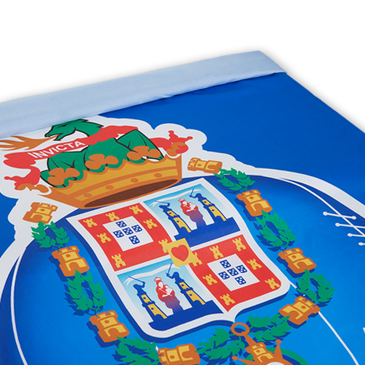 FC Porto Conjunto Lençol + Fronha Solteiro Listado (IBRCFCP03CJ)