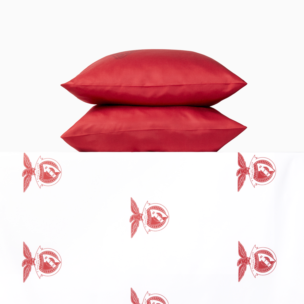 SL Benfica Conjunto Lençol + 2 Fronhas Casal - Modelo 1 (IBRCSLB01CJC)