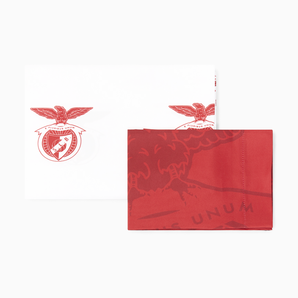 SL Benfica Conjunto Lençol + 1 Fronha Solteiro - Modelo 3 (IBRCSLB03CJS)