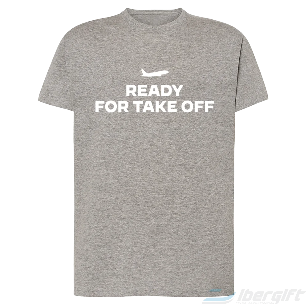 TAP T-shirt Ready for take off Cinza (IBTAP-104G)