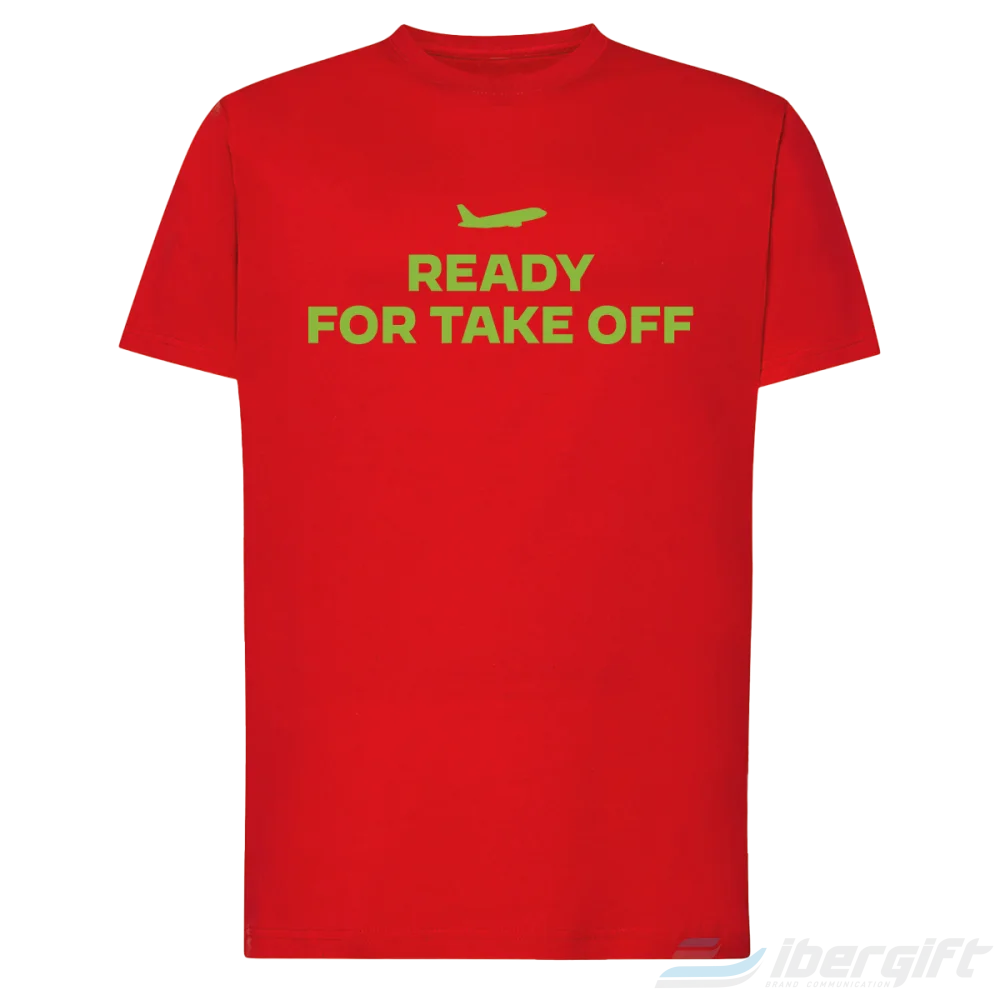 TAP T-shirt Ready for take off Vermelha (IBTAP-104R)