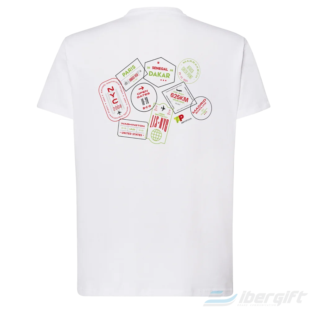 TAP T-shirt Carimbos Branca (IBTAP-105W)