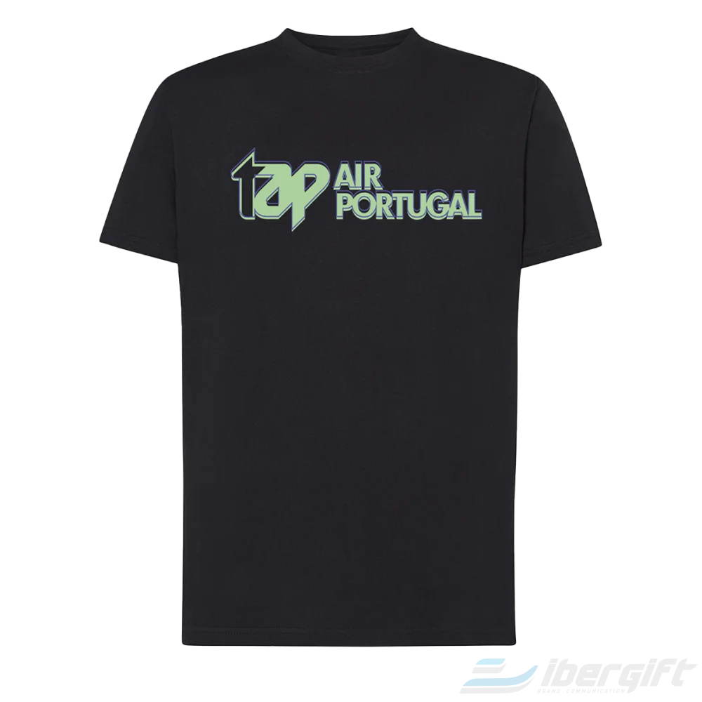 TAP T-shirt Algodão BIO Preta (IBTAP-70)