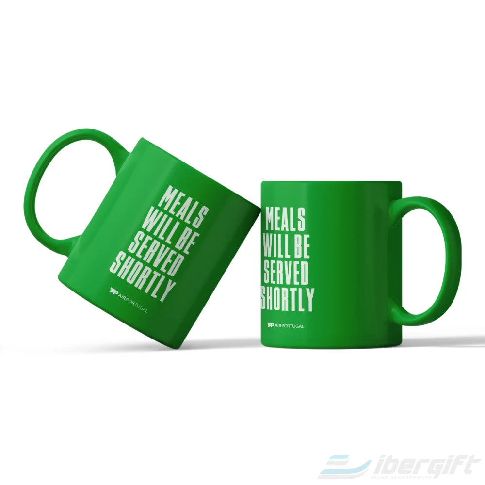 TAP Caneca Verde "Meals will be served" (IBTAP-92)