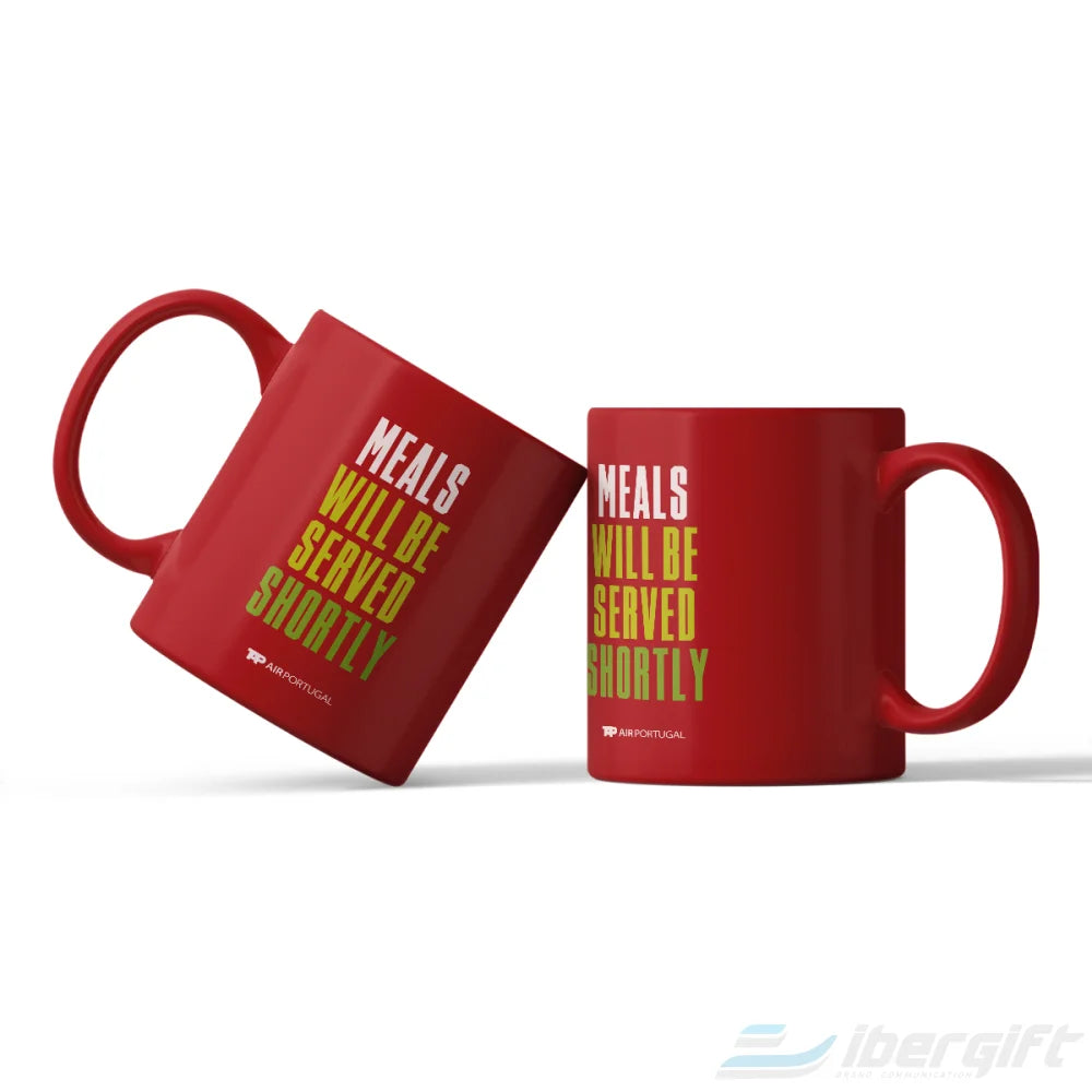 TAP Caneca Vermelha "Meals will be served" (IBTAP-93)