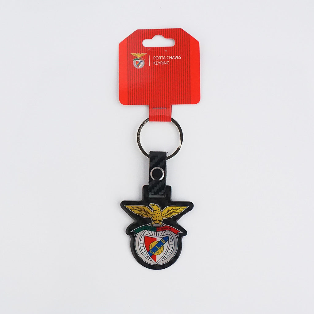 SL Benfica Porta-Chaves Emblema efeito Carbono (M2PC107/B)