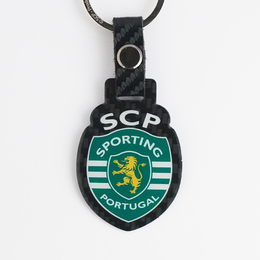 SPORTING CP Porta-Chaves Emblema efeito Carbono (M2PC107/S)
