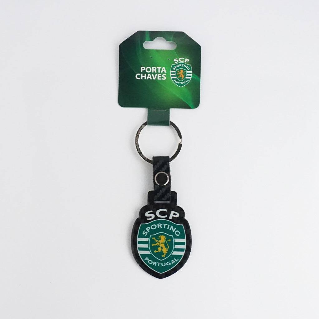 SPORTING CP Porta-Chaves Emblema efeito Carbono (M2PC107/S)