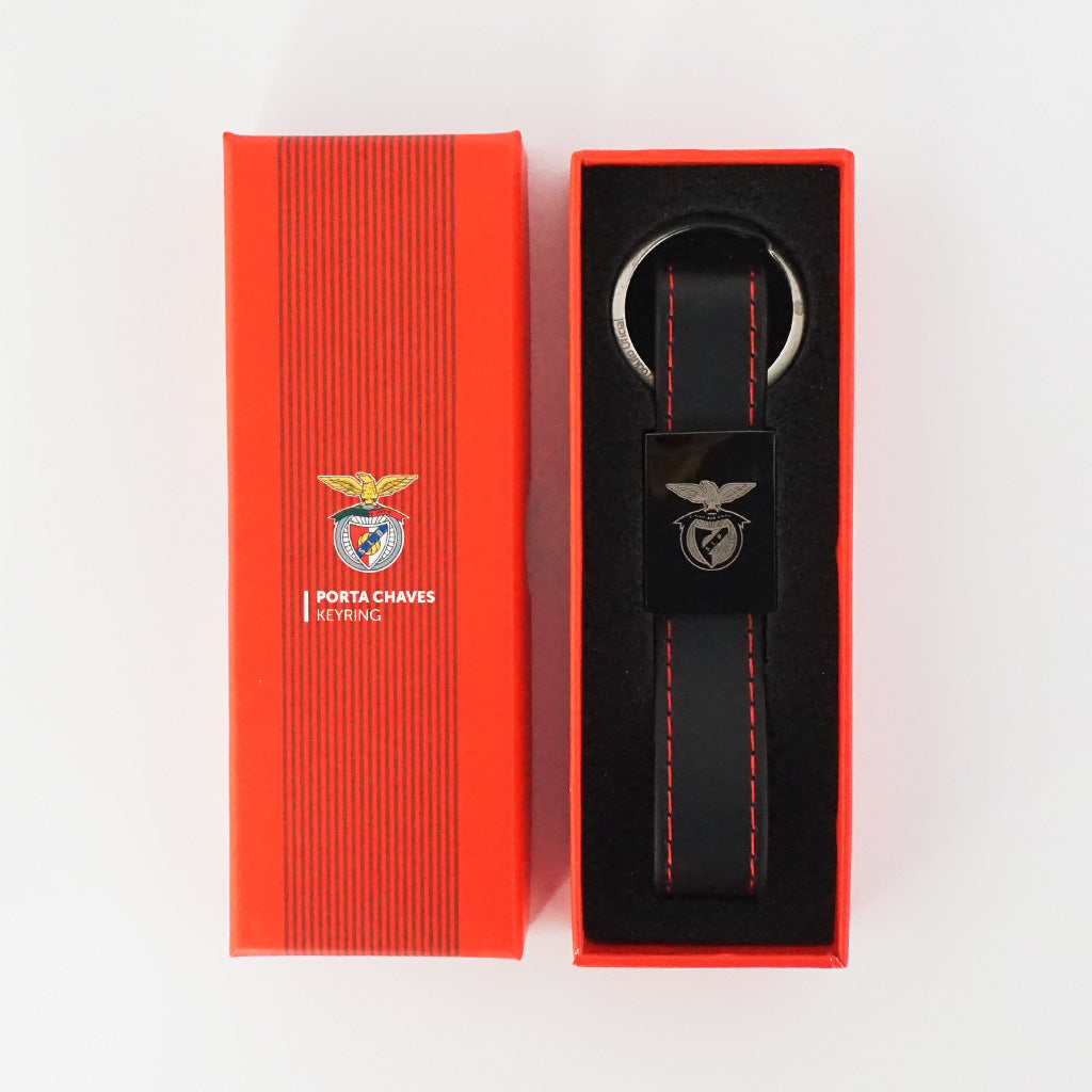 SL Benfica Porta-Chaves Preto em Laser (M2PC108/B)