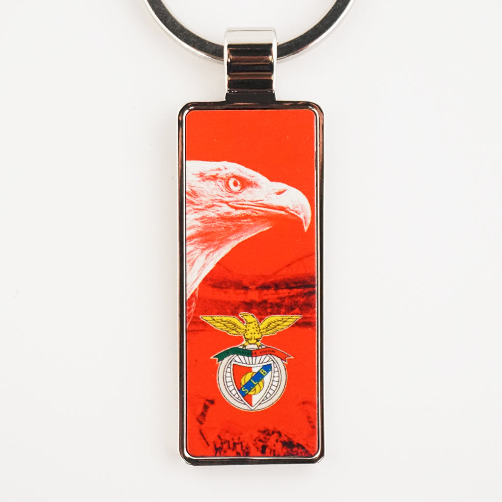 SL Benfica Porta-Chaves Retangular Águia e Emblema (M2PC110/B)