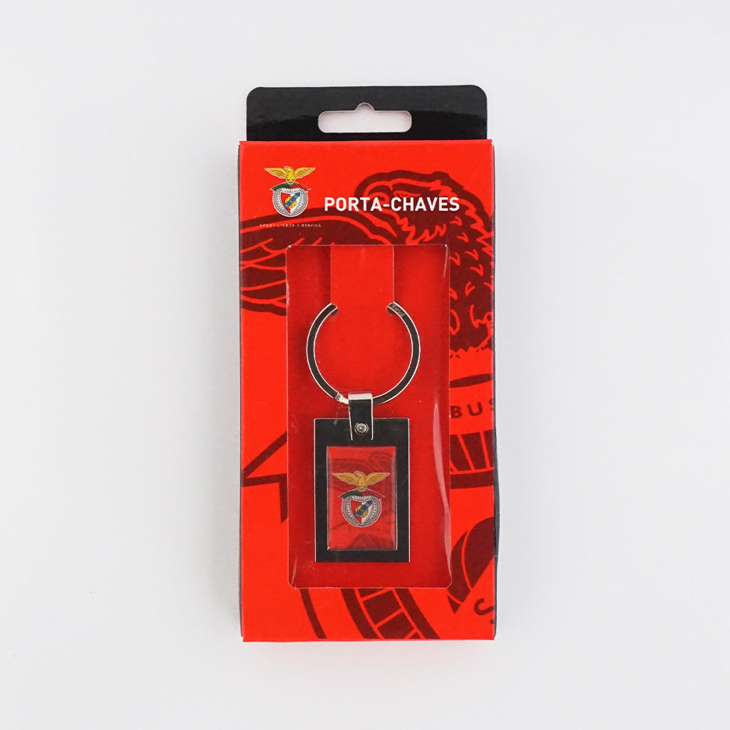 SL Benfica Porta-Chaves Retangular em Metal (M2PC82/B)