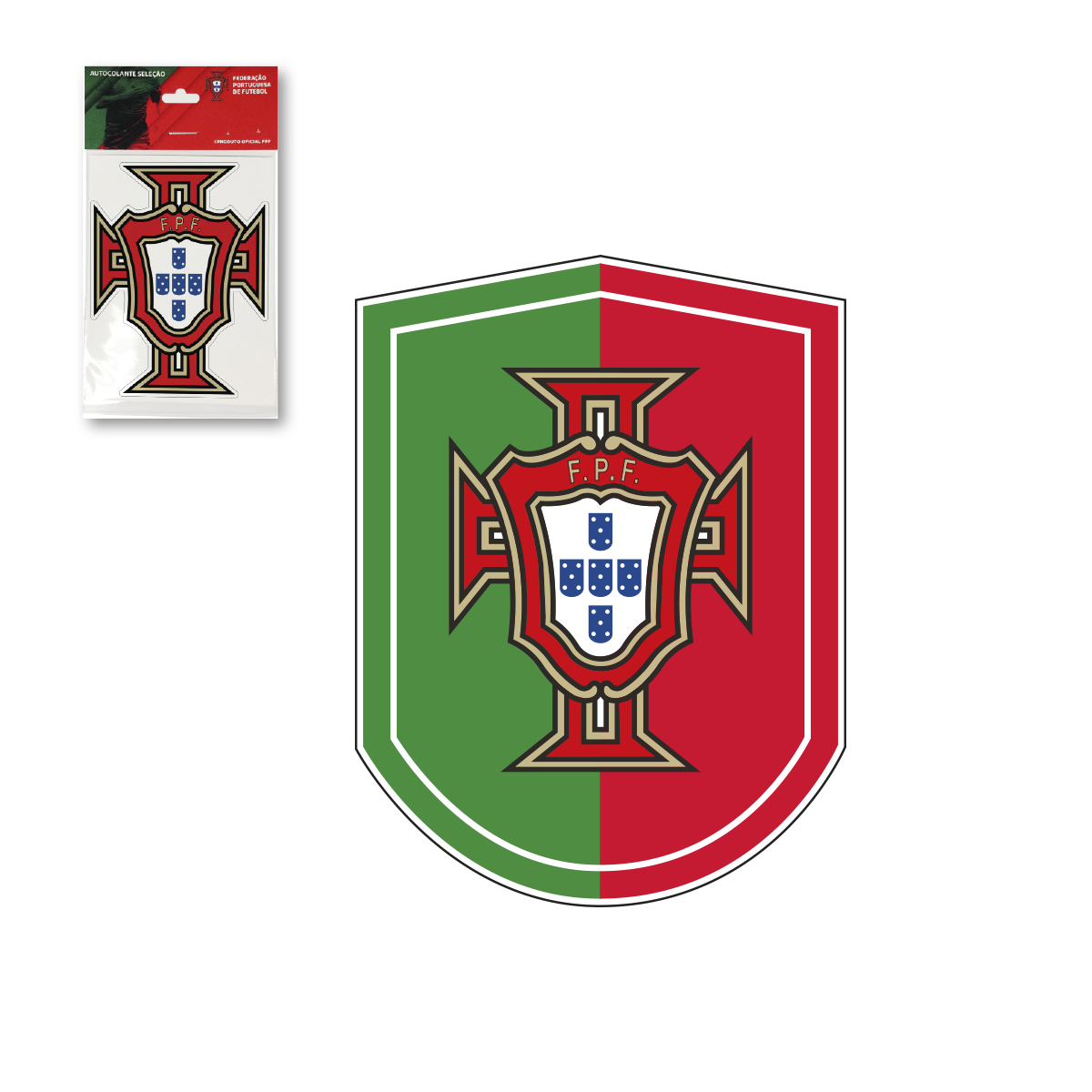 FPF Autocolante Verde/Vermelho 7x10cm (XPTA-FPF03)