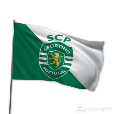 Sporting CP Bandeira Grande Verde e Branca Diagonal (SCP-010/G)