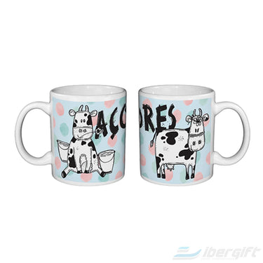 Açores Caneca Ilustração Vaca (Ibcn-100) - Canecas