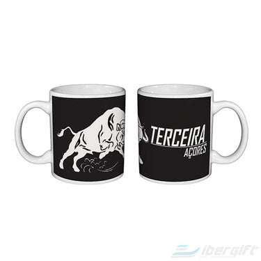 Açores Caneca Touro Terceira Preta (Ibcn-96) - Canecas