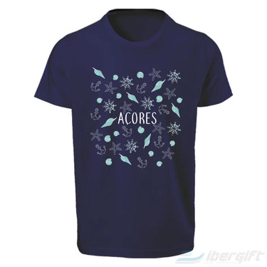 Açores T-Shirt Búzios (Ts2018-17) Azul Escuro / 5/6 - T-Shirts