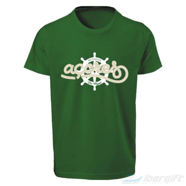 Açores T-Shirt Corda C/ Leme (Ts2020-18) Verde Escuro / 5/6 - T-Shirts