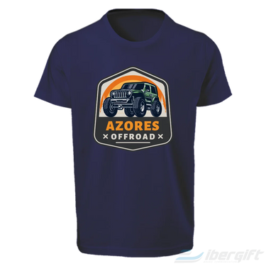 Açores T-Shirt ’’Explore The Island’’ (Ts2024-04) Azul Escuro / 5/6 - T-Shirts