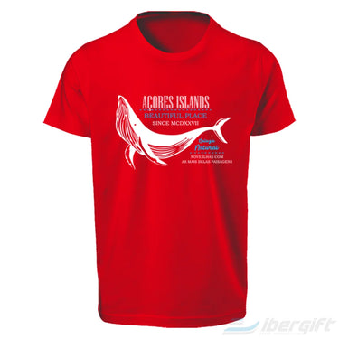 Açores T-Shirt Islands (Ts2020-06) Vermelho / 5/6 - T-Shirts