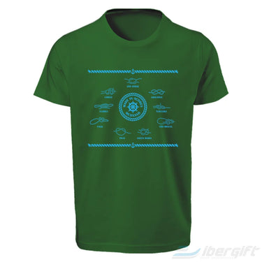 Açores T-Shirt Nós (Ts2020-04) Verde Escuro / 5/6 - T-Shirts