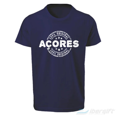 Açores T-Shirt Original (Ts2018-16) Azul Escuro / 5/6 - T-Shirts