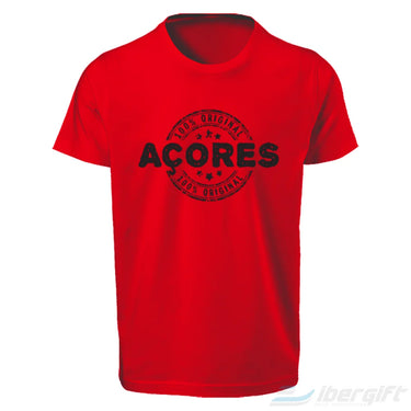 Açores T-Shirt Original (Ts2018-16) Vermelho / 5/6 - T-Shirts