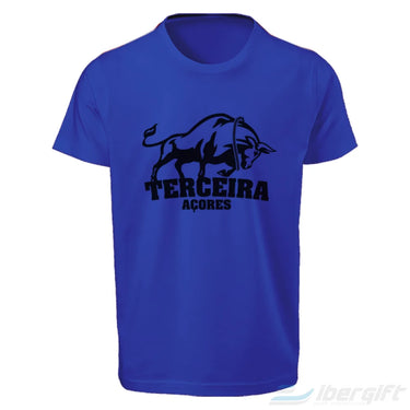 Açores T-Shirt Touro (Ts2017-43) Azul Claro / 5/6 - T-Shirts