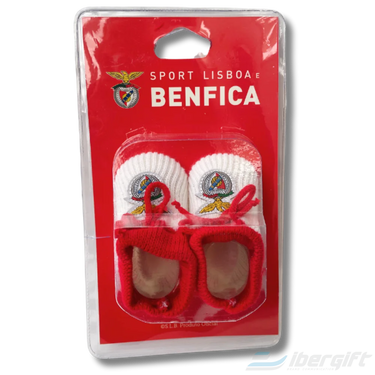 Botas De Bebé Em Branco Slb (Sc-008/Slb) Benfica - Acessórios