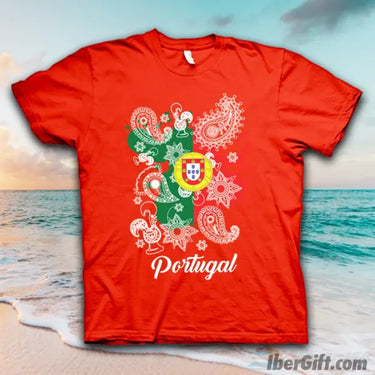 Cornucópias Portugal T-Shirt – Ibergift Ts2017-11 Vermelho / 5/6 - Roupas T-Shirts