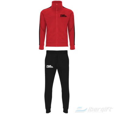 Fato Treino Sport Vermelho/Preto / 5/6 Corporate - Têxtil Técnico