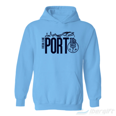 Fc Porto Hoodie (Swt30Pa) Azul Bebé / S - Hoodies