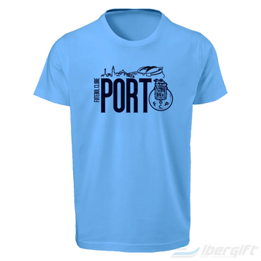 Fc Porto T-Shirt (Ts-Iber/172A) Azul Bebé / S Fcporto - T-Shirts