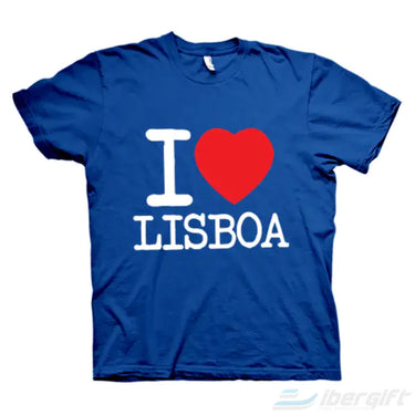 I Love Lisboa T-Shirt – Ibergift Ts2017-05 Azul / 5/6 Portugal - Roupas T-Shirts