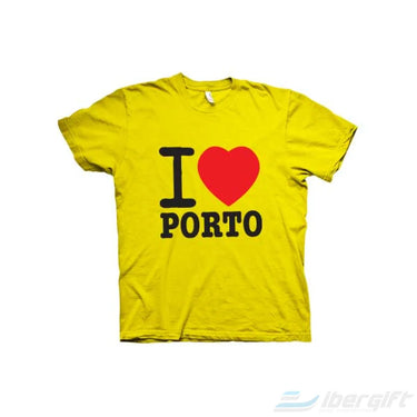 I Love Porto T-Shirt – Ibergift Ts2017-04 Amarelo / 5/6 Portugal - Roupas T-Shirts