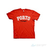 Ibergift – Porto Portugal Typography T-Shirt Ts2017-01 Vermelho / 5/6 - Roupas T-Shirts