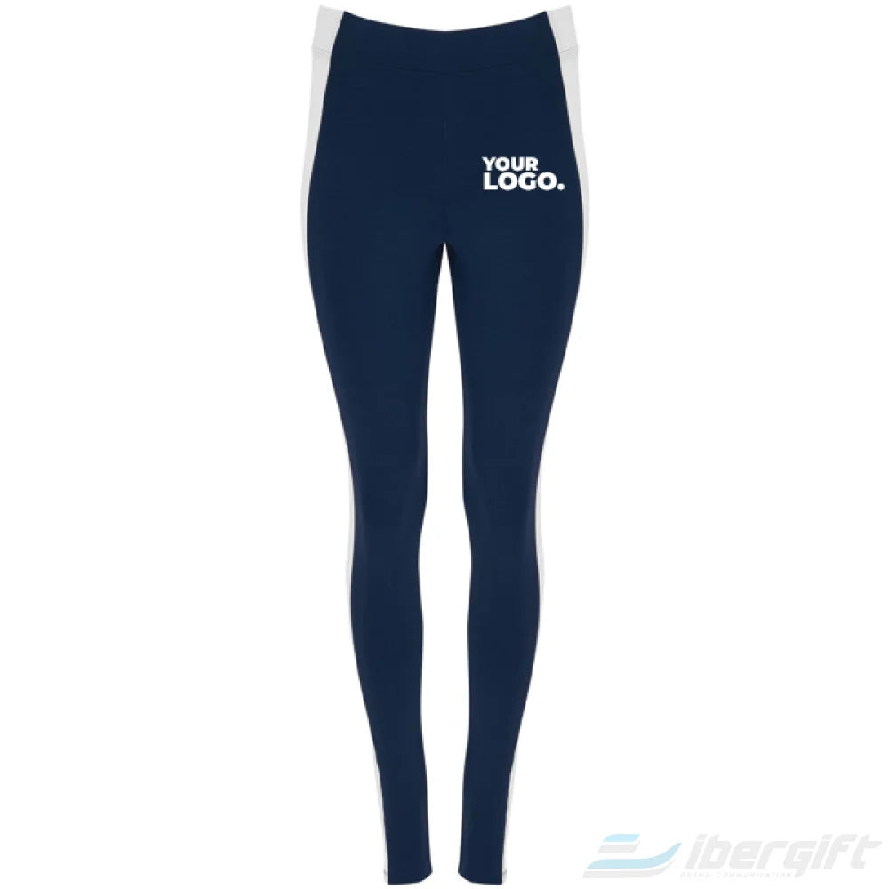 Leggin Bicolor Navy/Branco / 5/6 Corporate - Têxtil Técnico