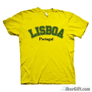 Lisboa Portugal T-Shirt – Ibergift Ts2017-02 Amarelo / 5/6 - Roupas T-Shirts