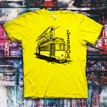 Lisbon Tram 28 T-Shirt – Ibergift Ts2017-27 Amarelo / 5/6 Portugal - Roupas T-Shirts