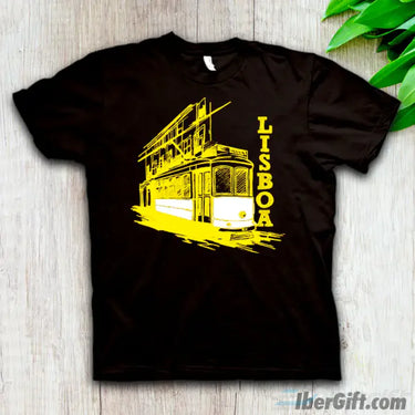 Lisbon Tram 28 T-Shirt – Ibergift Ts2017-27 Preto / 5/6 Portugal - Roupas T-Shirts