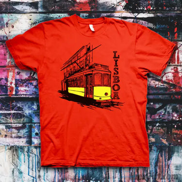 Lisbon Tram 28 T-Shirt – Ibergift Ts2017-27 Vermelho / 5/6 Portugal - Roupas T-Shirts