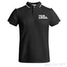 Polo Casuale Preto/Branco / 5/6 Corporate - Têxtil Casual