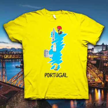 Popular Destinations Portugal T-Shirt – Ibergift Ts2017-21 Amarelo / 5/6 - Roupas T-Shirts