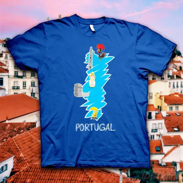 Popular Destinations Portugal T-Shirt – Ibergift Ts2017-21 Azul / 5/6 - Roupas T-Shirts